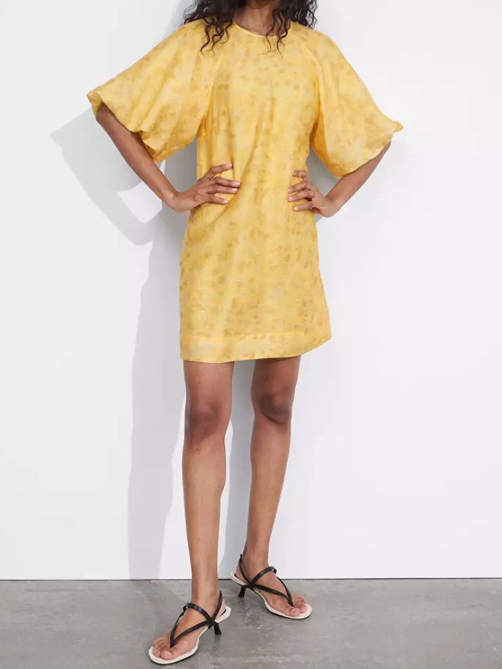 & Other People's Stories Puff Sleeve Mini Dress
